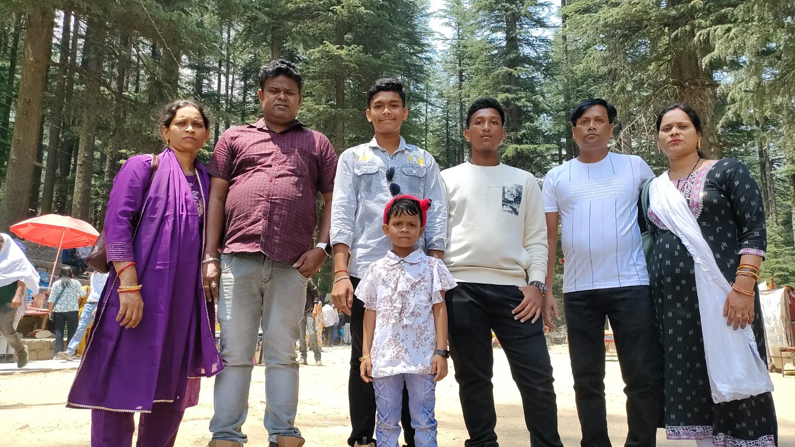 Adventure Holiday group during the Himachal Pradesh tour