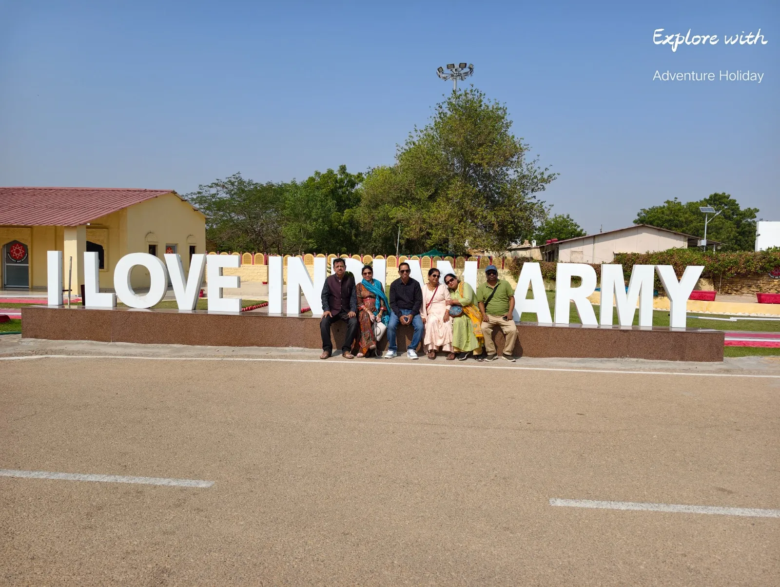 Adventure Holiday group during the Rajasthan tour