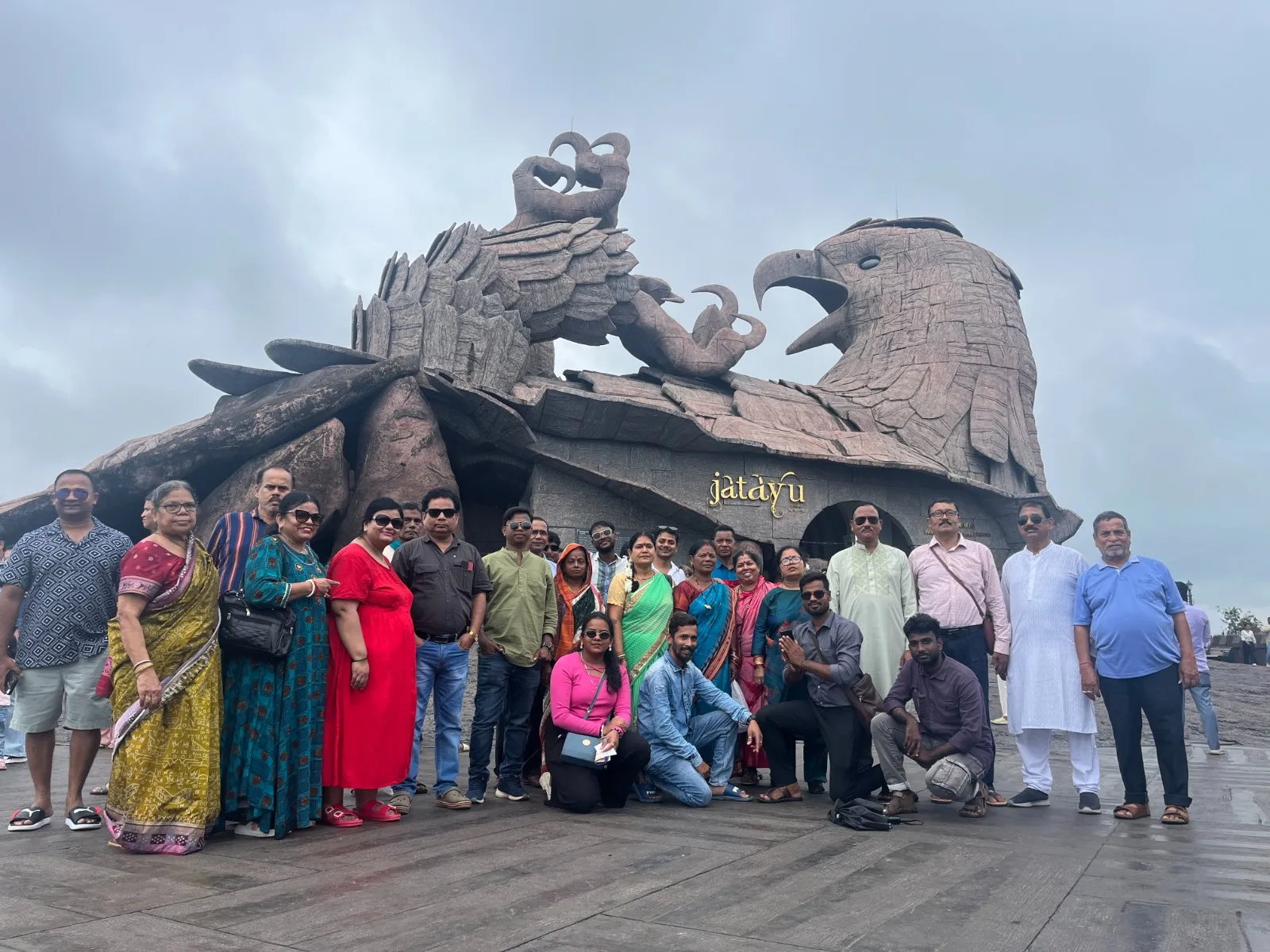 Adventure Holiday group during the Tamil Nadu tour