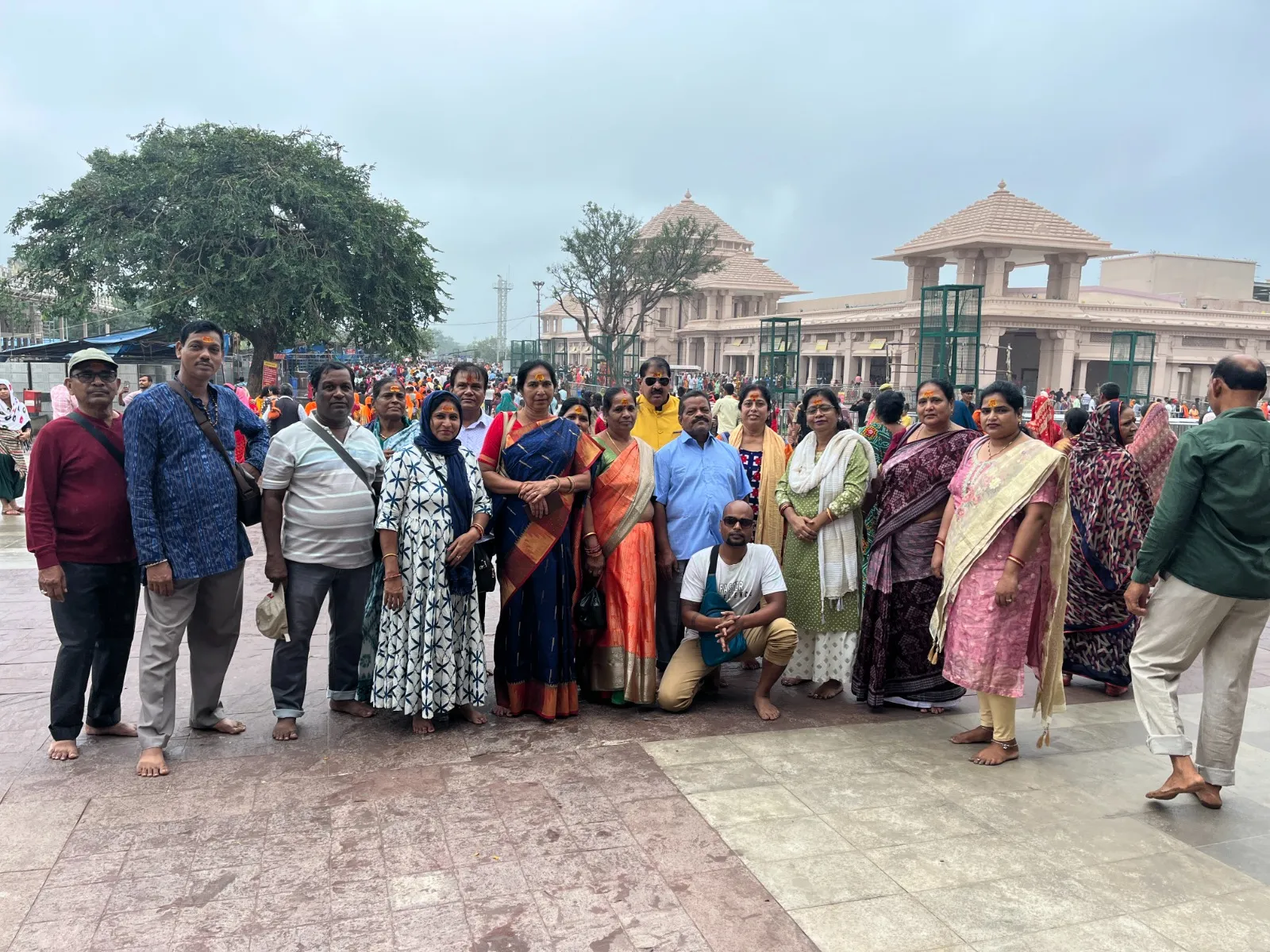 Adventure Holiday group during the Ayodhya tour