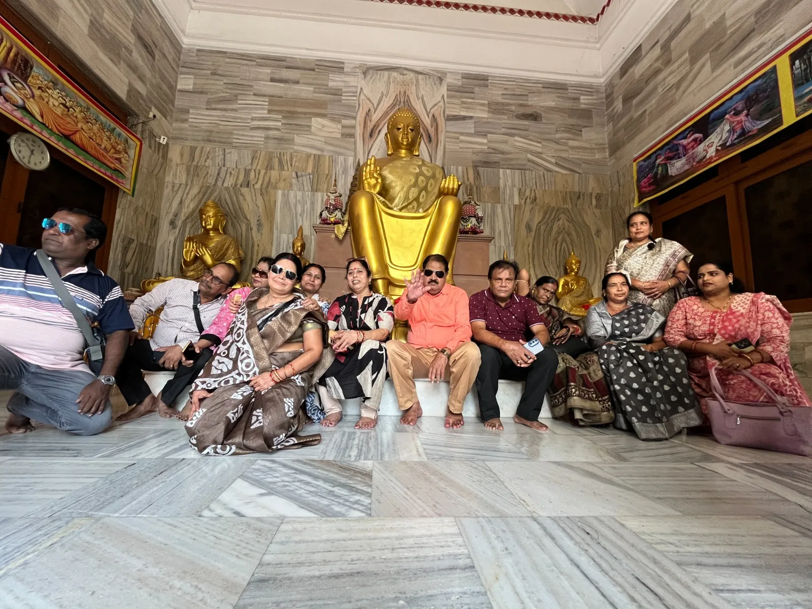 Adventure Holiday group during the Ayodhya tour