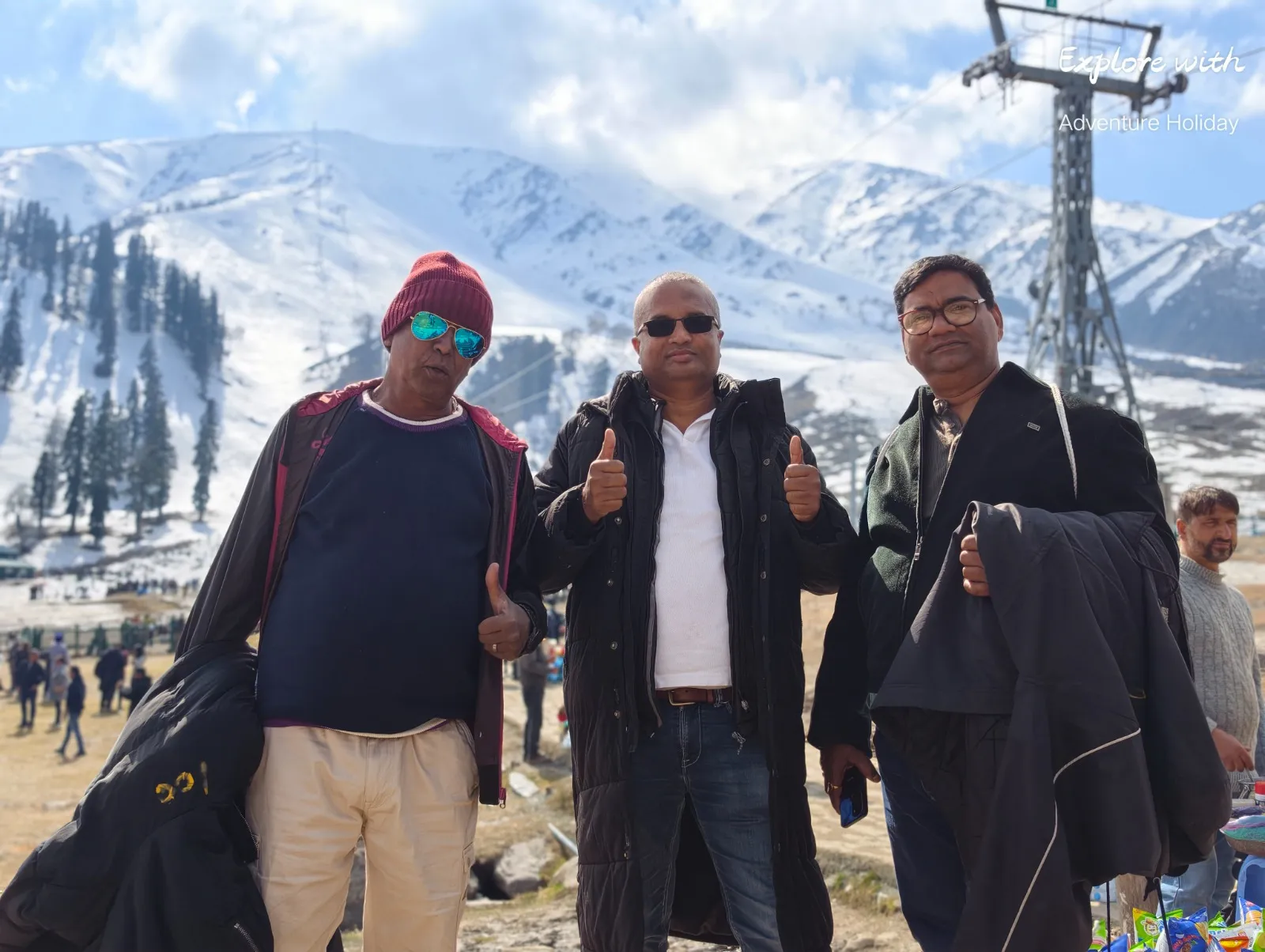 Adventure Holiday group during the Kashmir tour