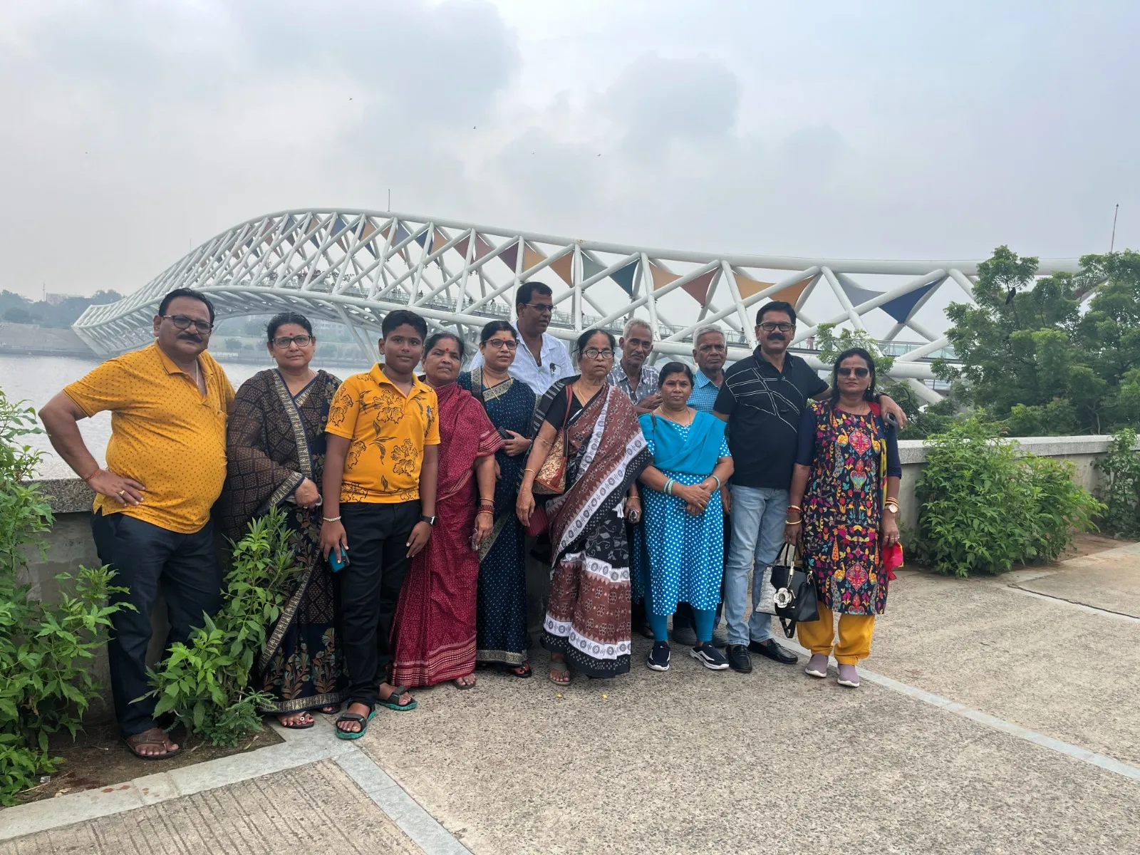 Adventure Holiday group during the Gujarat tour