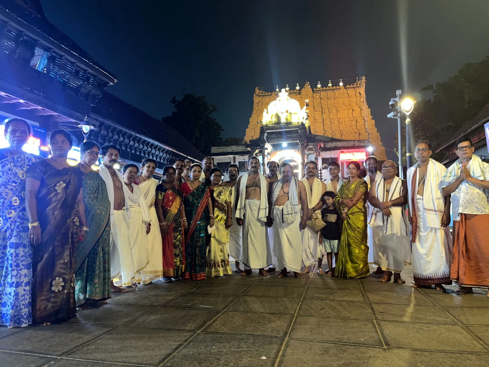 Adventure Holiday group during the Tamil Nadu tour