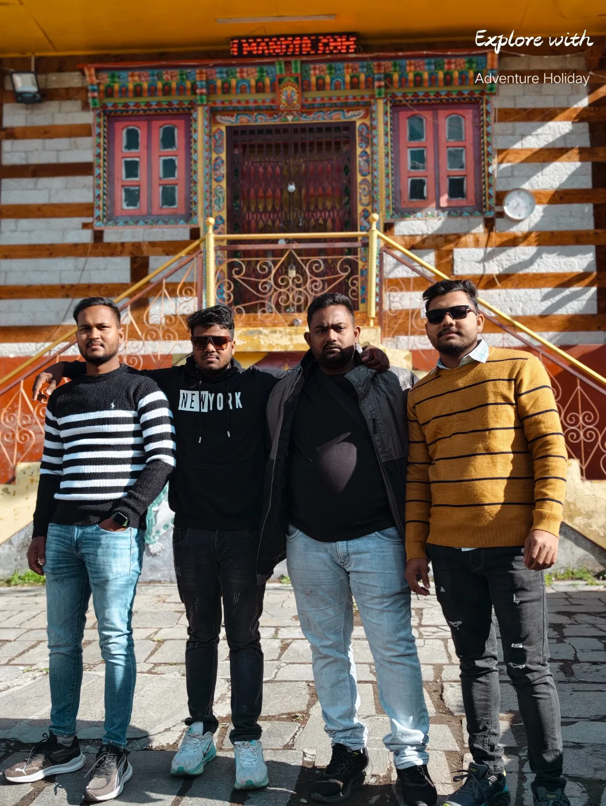 Adventure Holiday group during the Spiti Valley tour
