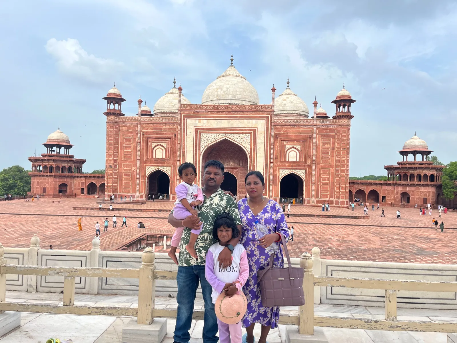 Adventure Holiday group during the Agra tour