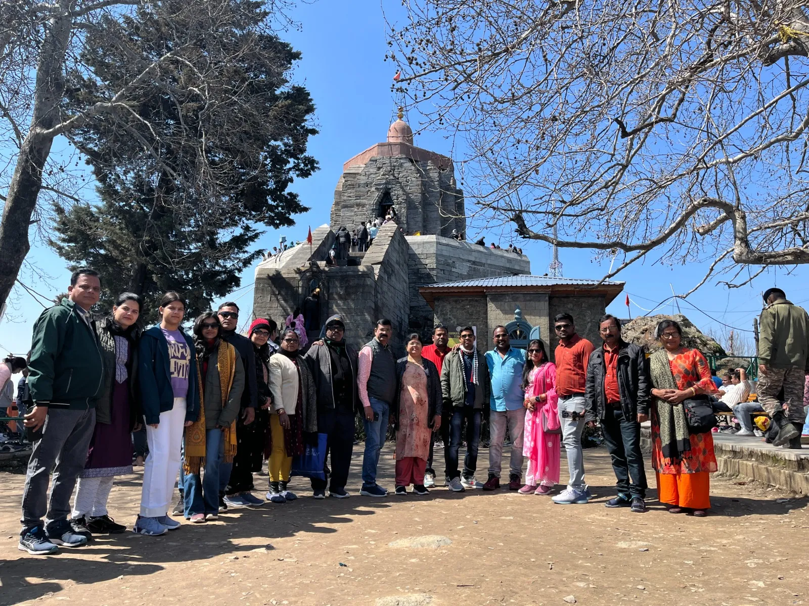 Adventure Holiday group during the Kashmir tour