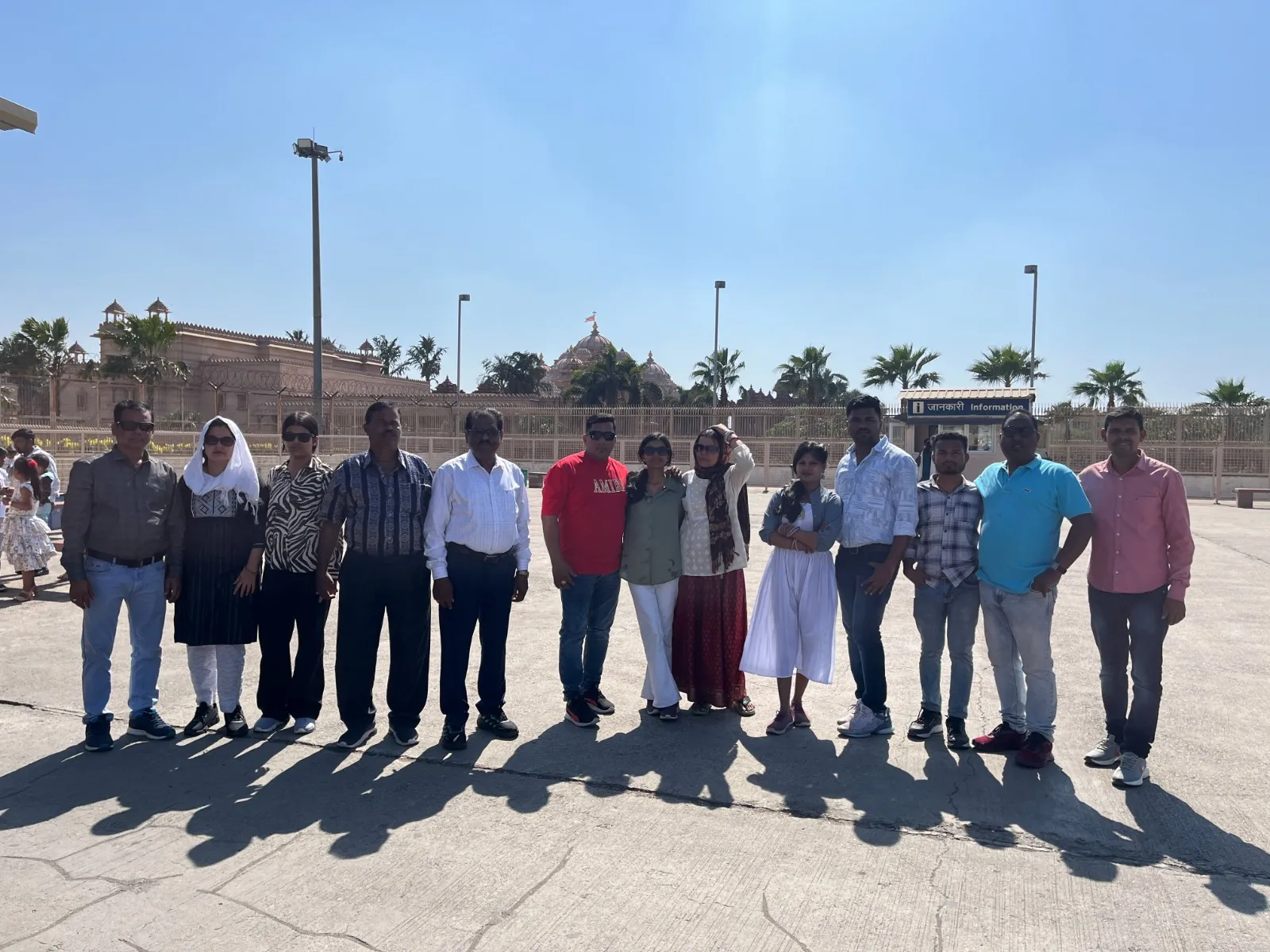 Adventure Holiday group during the Delhi tour