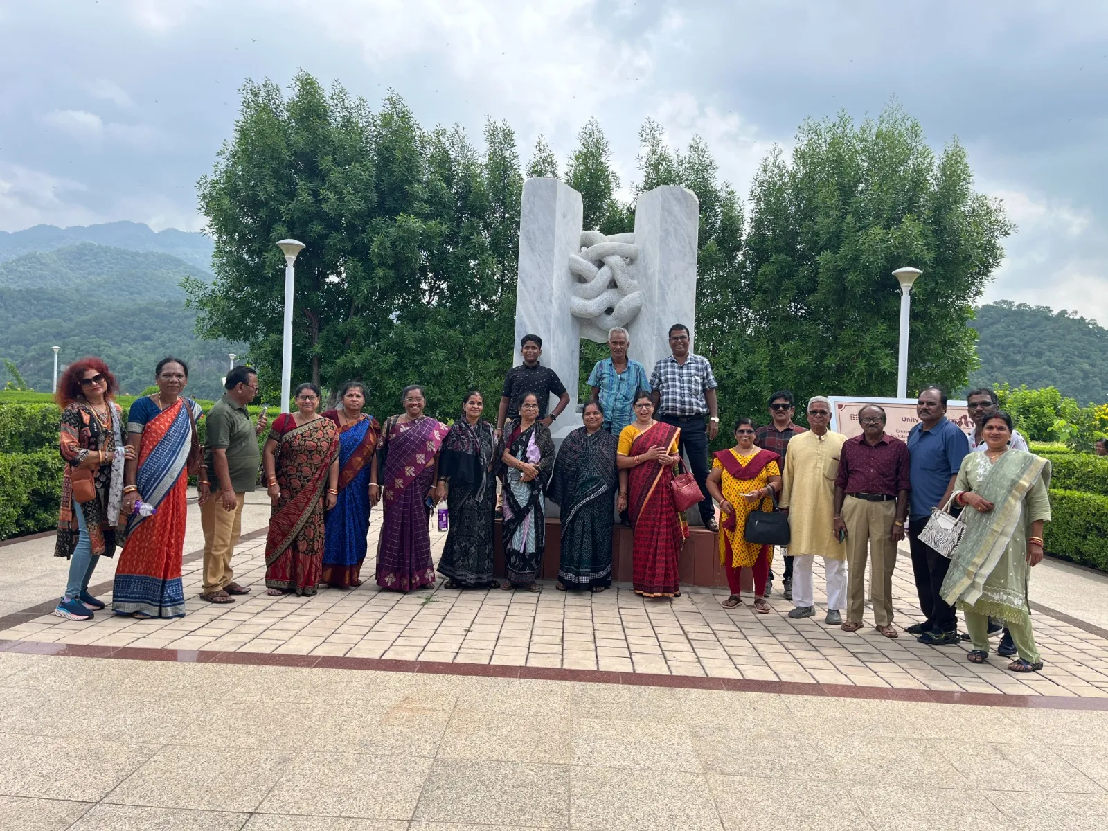 Adventure Holiday group during the Gujarat tour
