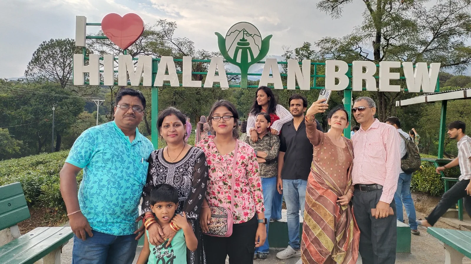 Adventure Holiday group during the Himachal Pradesh tour