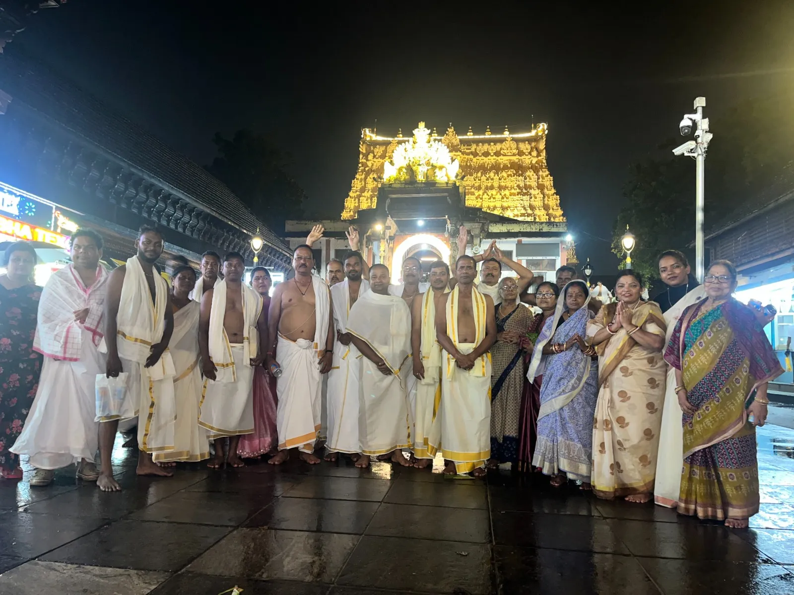 Adventure Holiday group during the Tamil Nadu tour