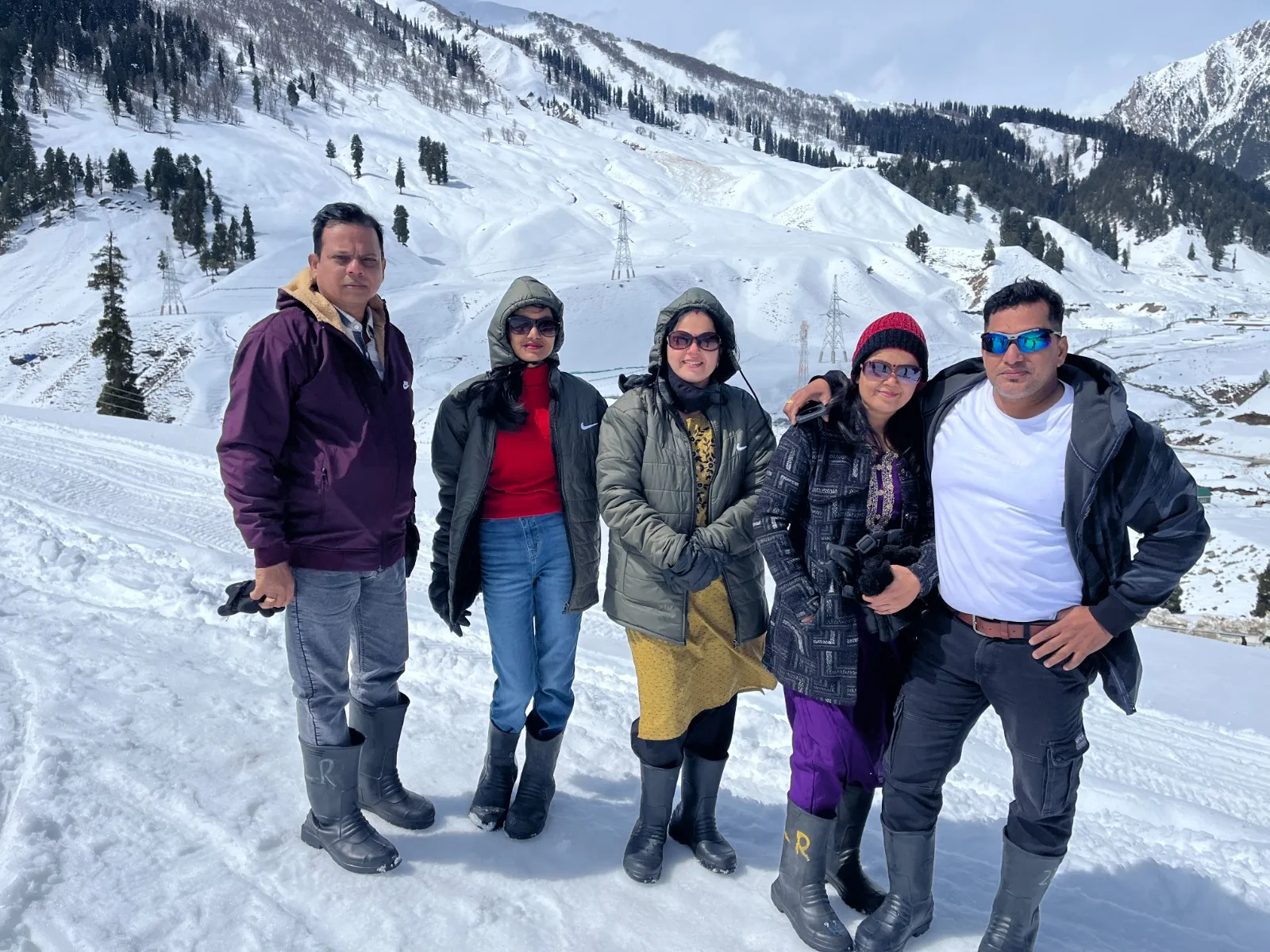 Adventure Holiday group during the Kashmir tour