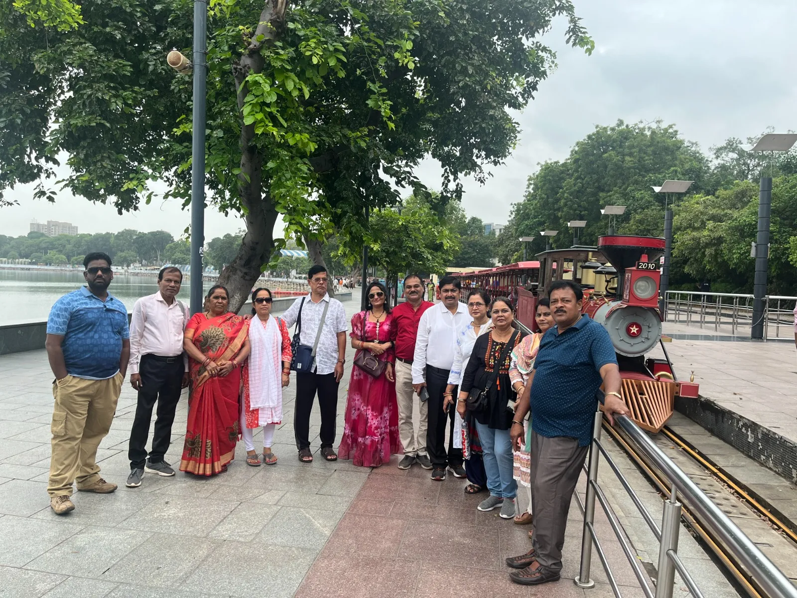Adventure Holiday group during the Gujarat tour