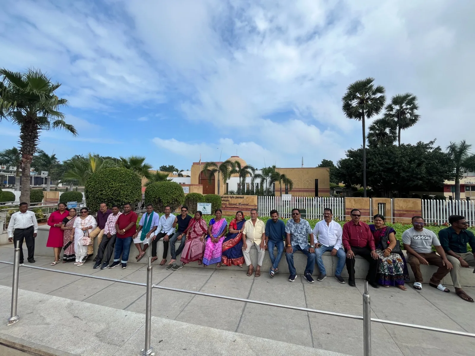Adventure Holiday group during the Tamil Nadu tour