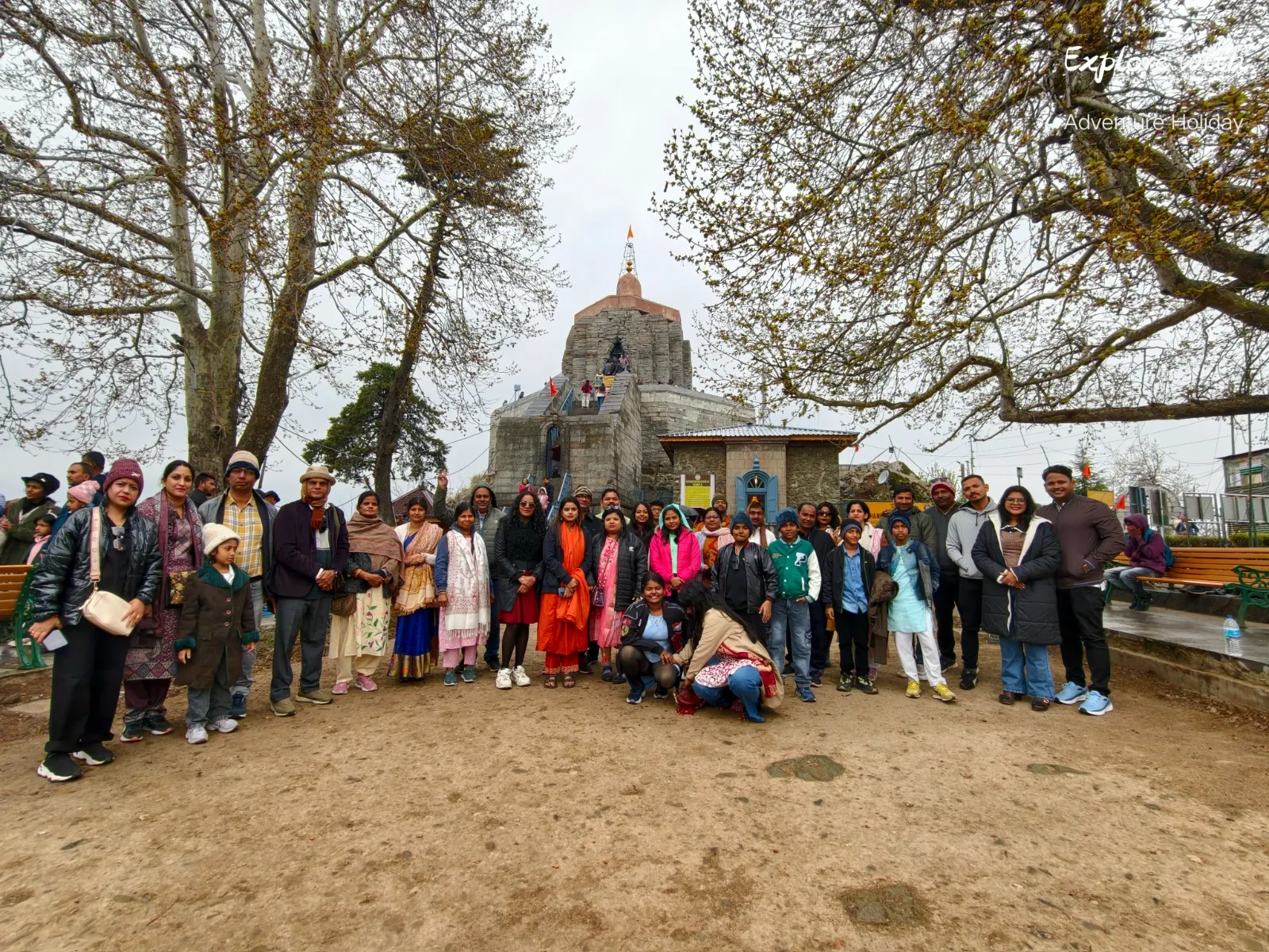Adventure Holiday group during the Kashmir tour
