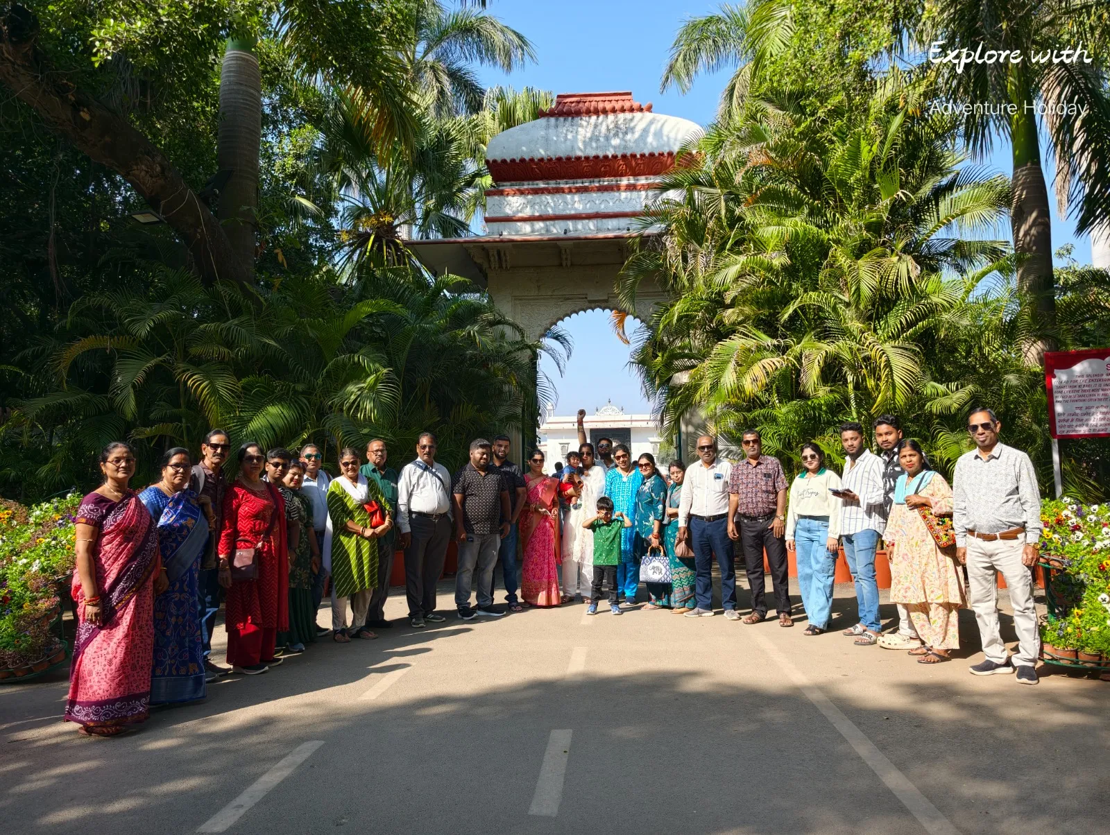 Adventure Holiday group during the Rajasthan tour