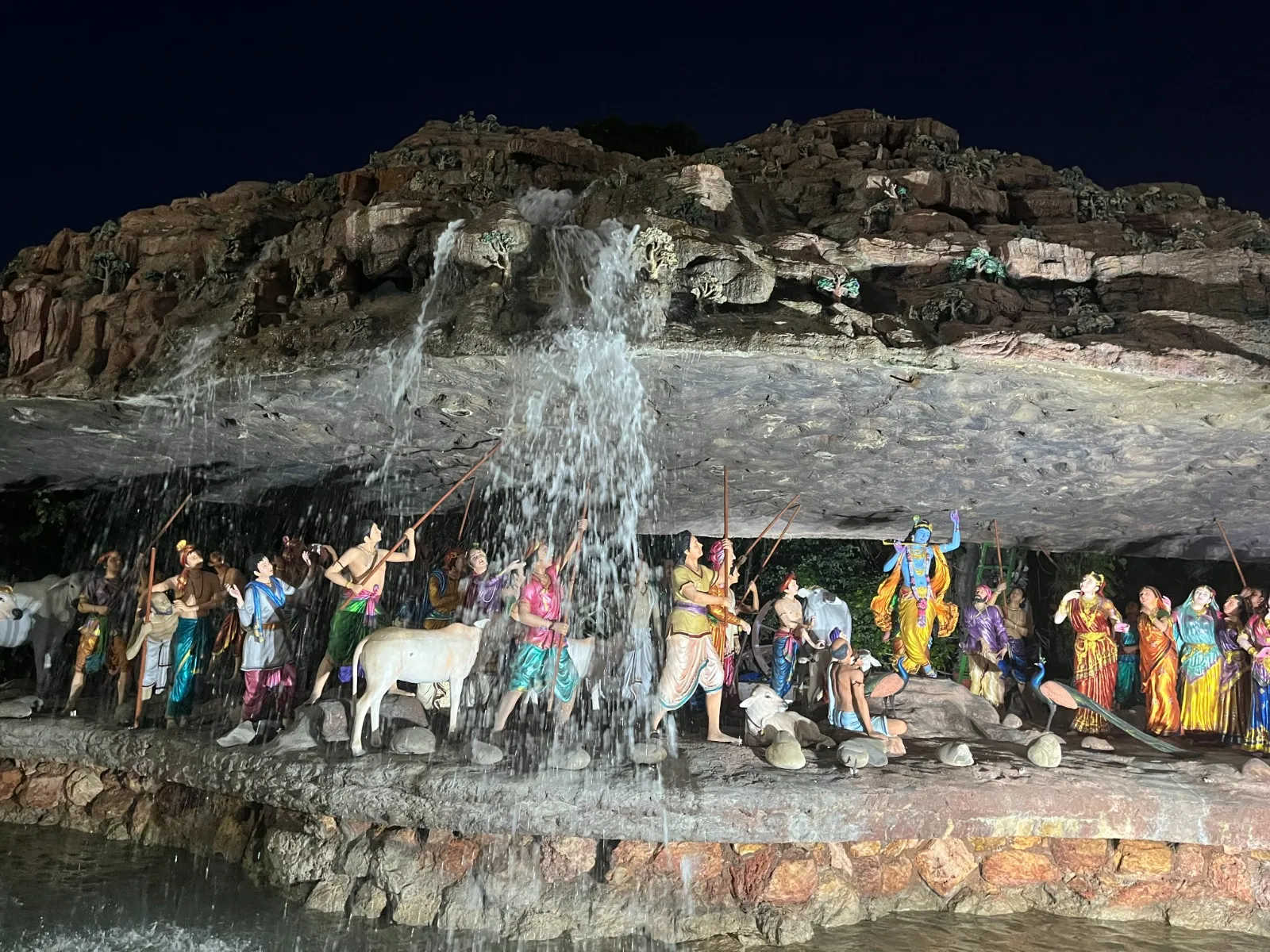Adventure Holiday group during the Vrindavan tour