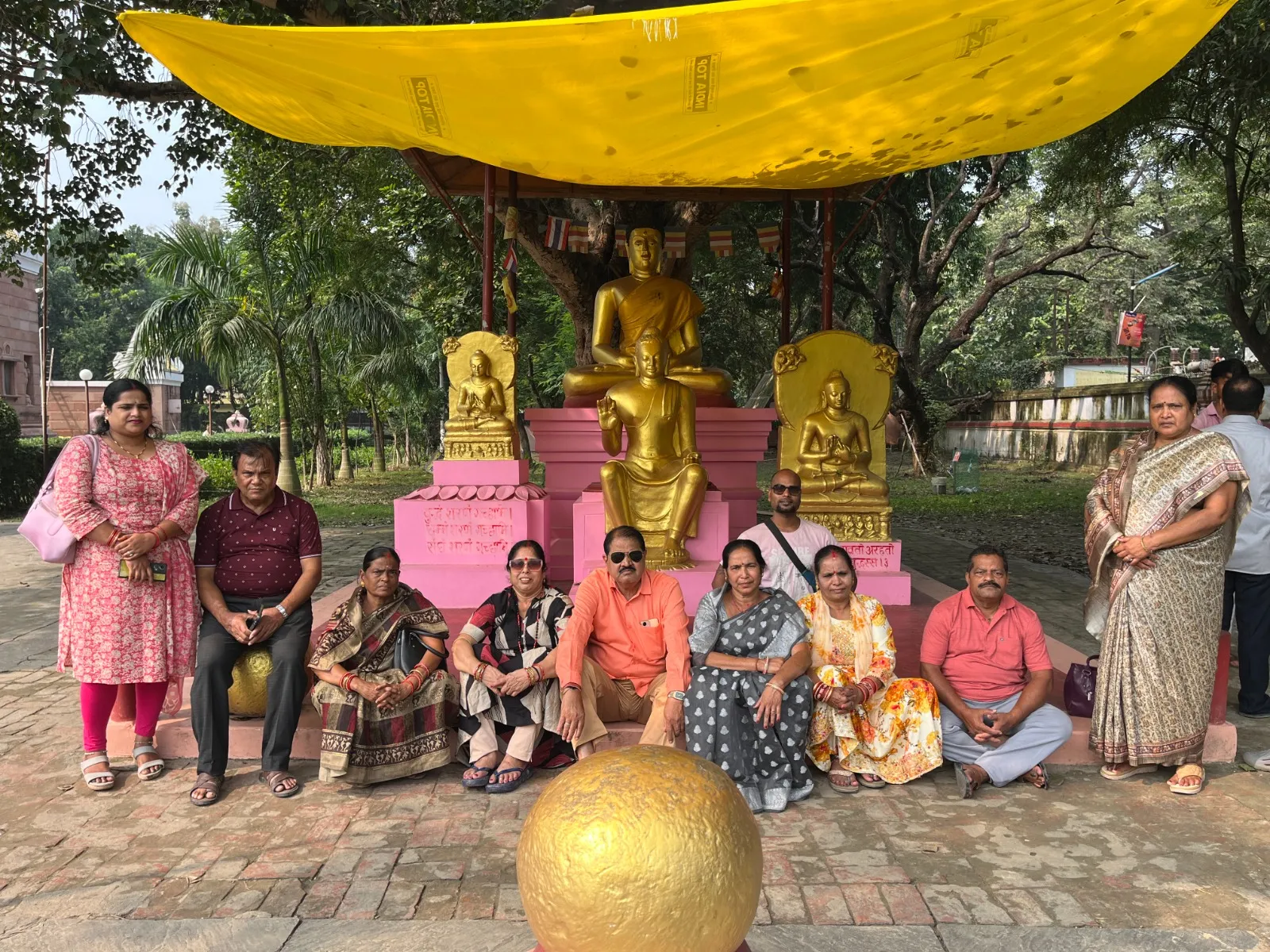 Adventure Holiday group during the Ayodhya tour