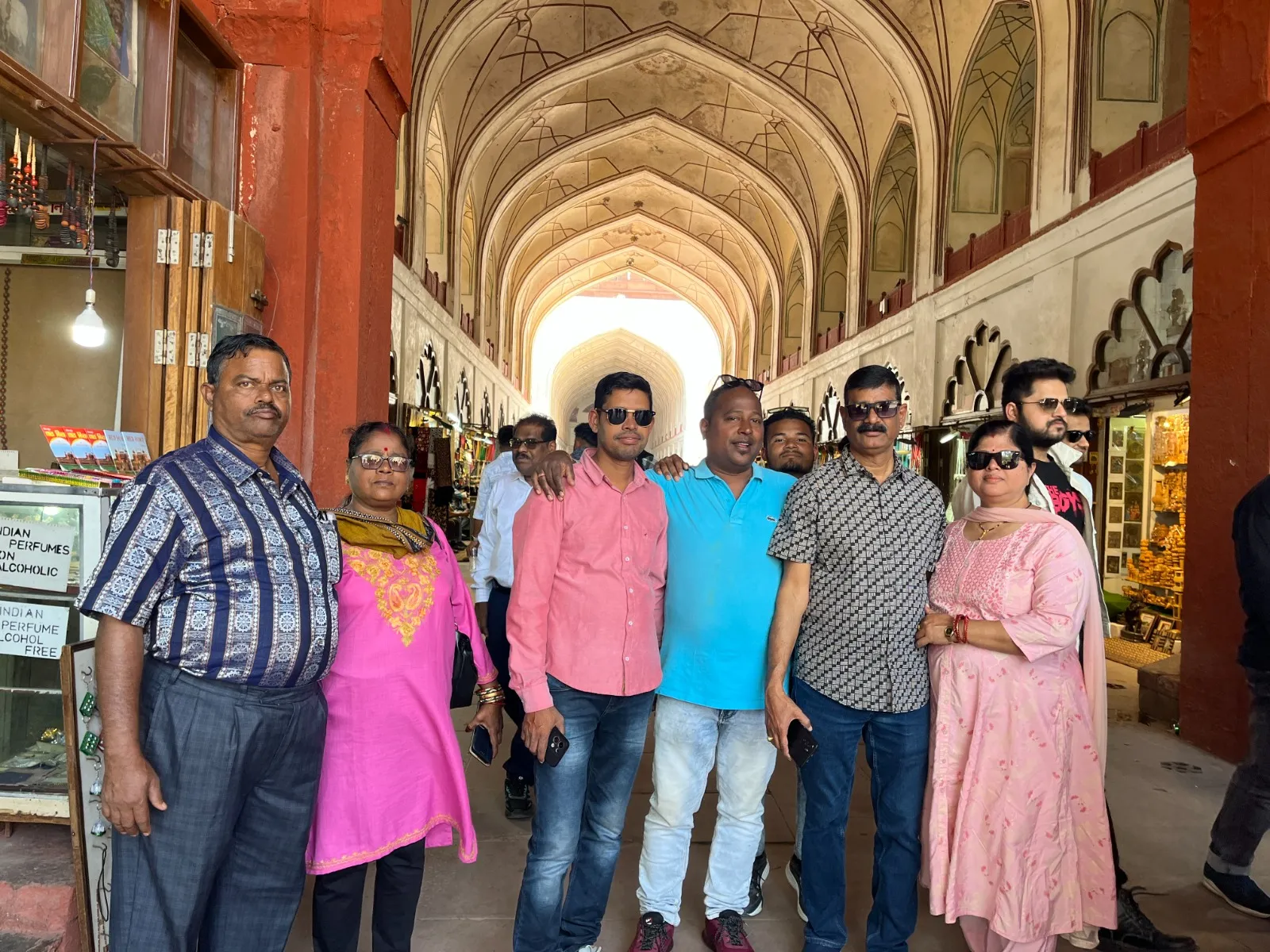 Adventure Holiday group during the Delhi tour