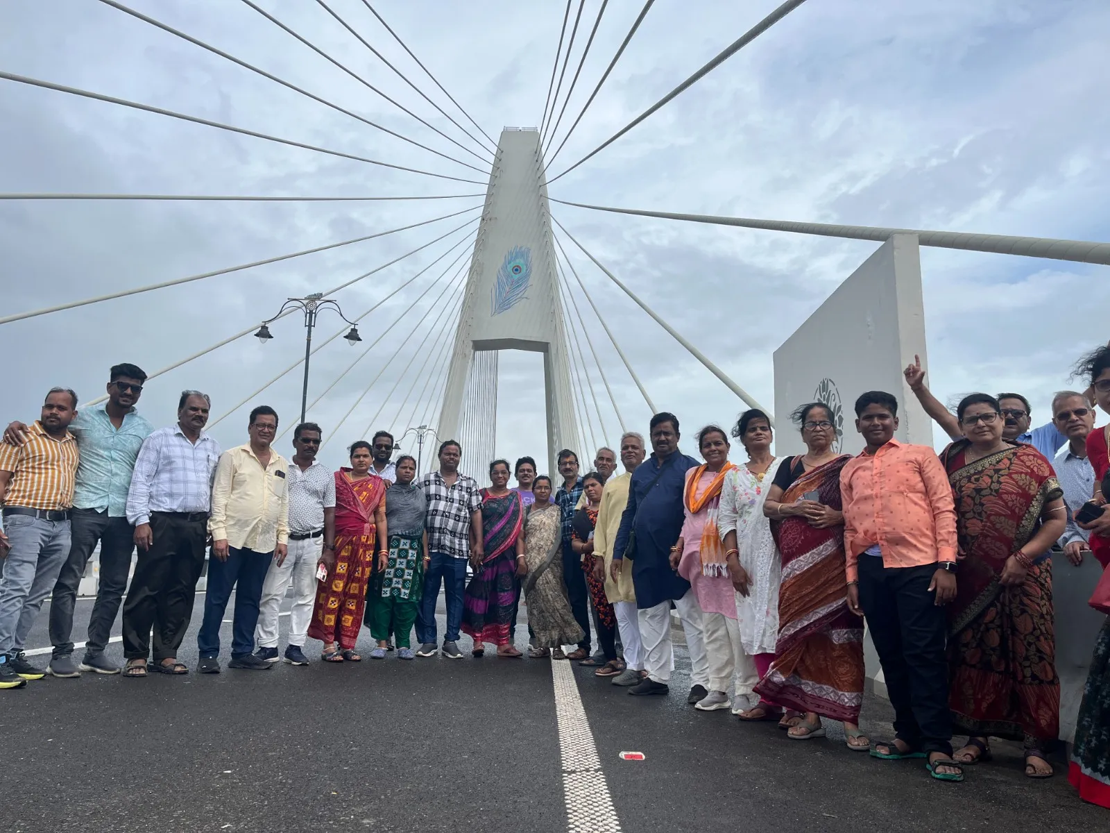Adventure Holiday group during the Gujarat tour