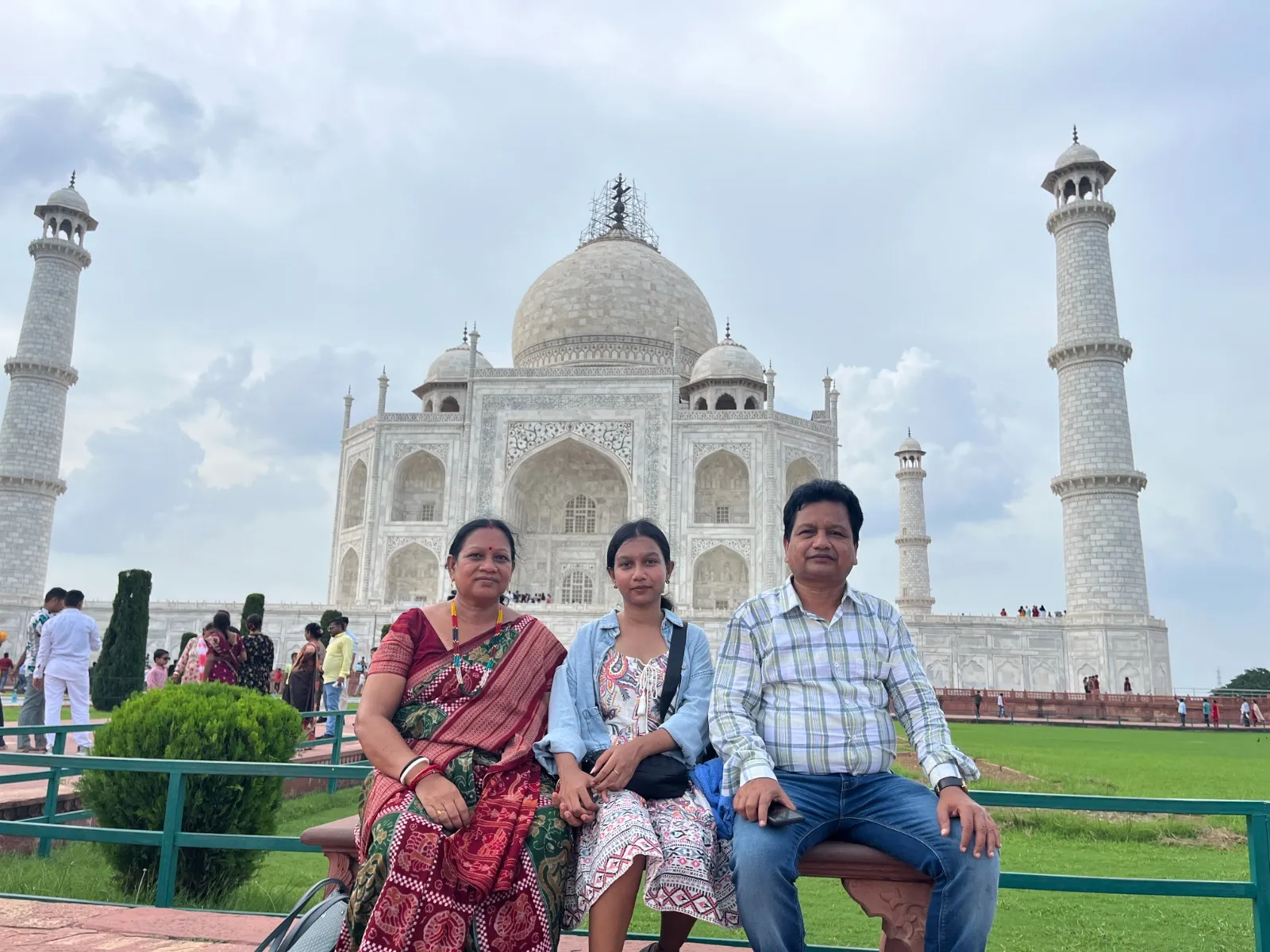 Adventure Holiday group during the Agra tour