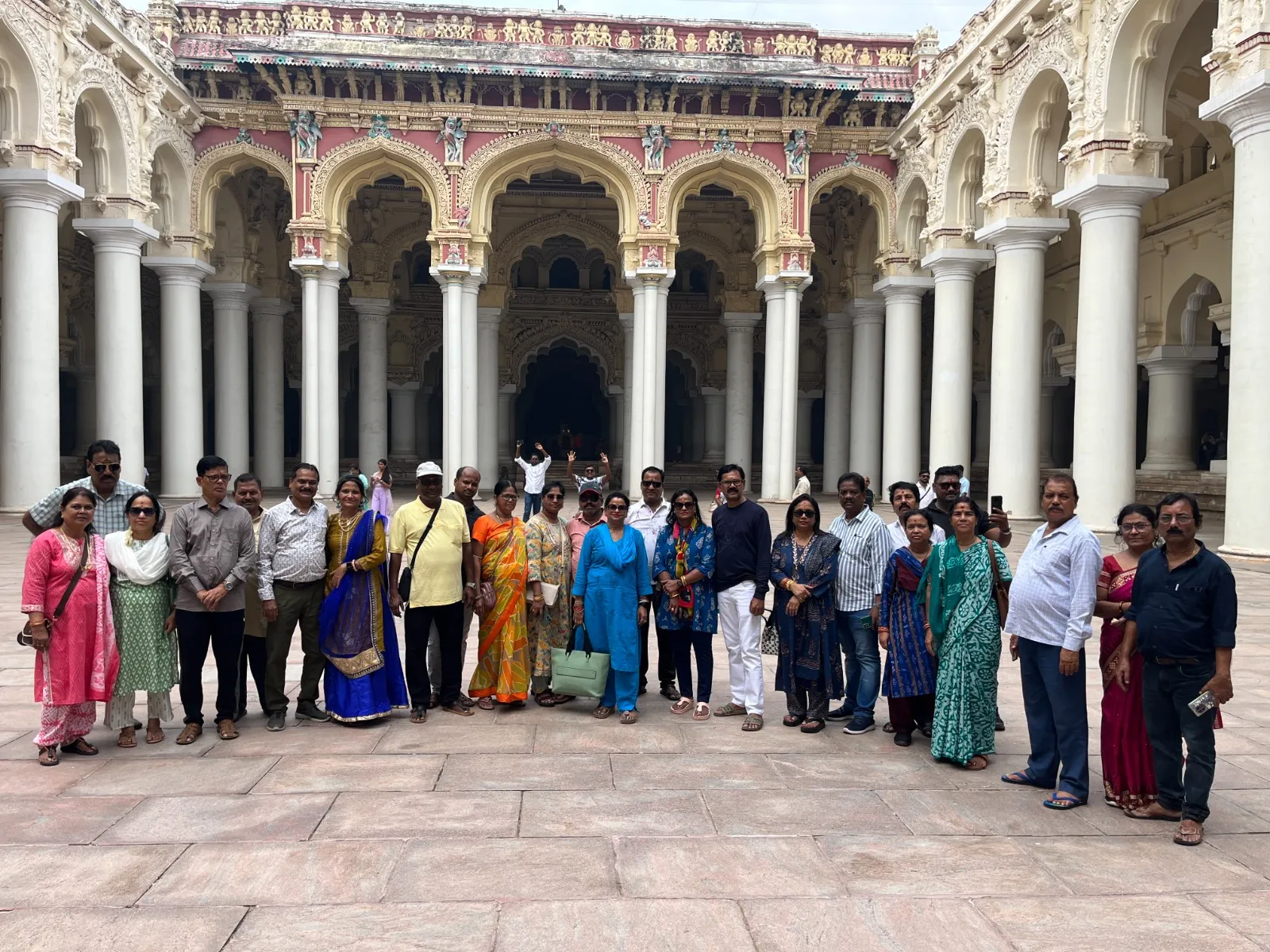 Adventure Holiday group during the Tamil Nadu tour