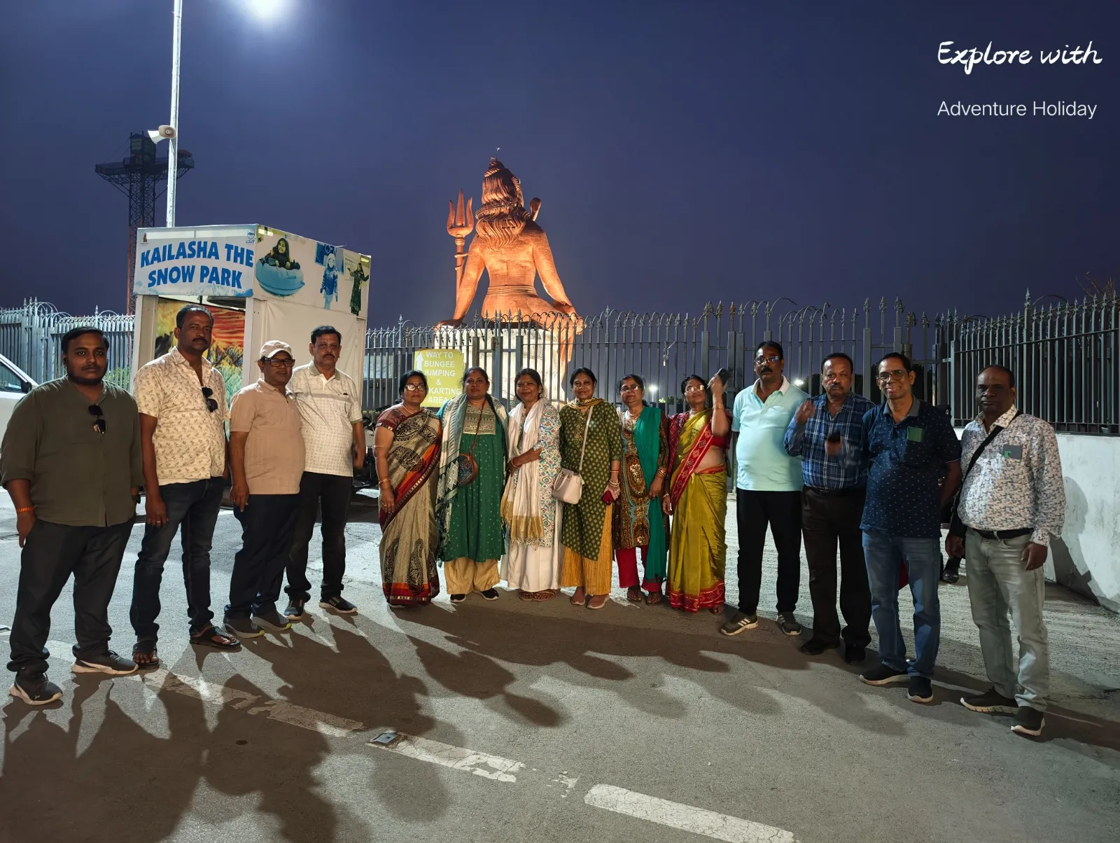 Adventure Holiday group during the Rajasthan tour