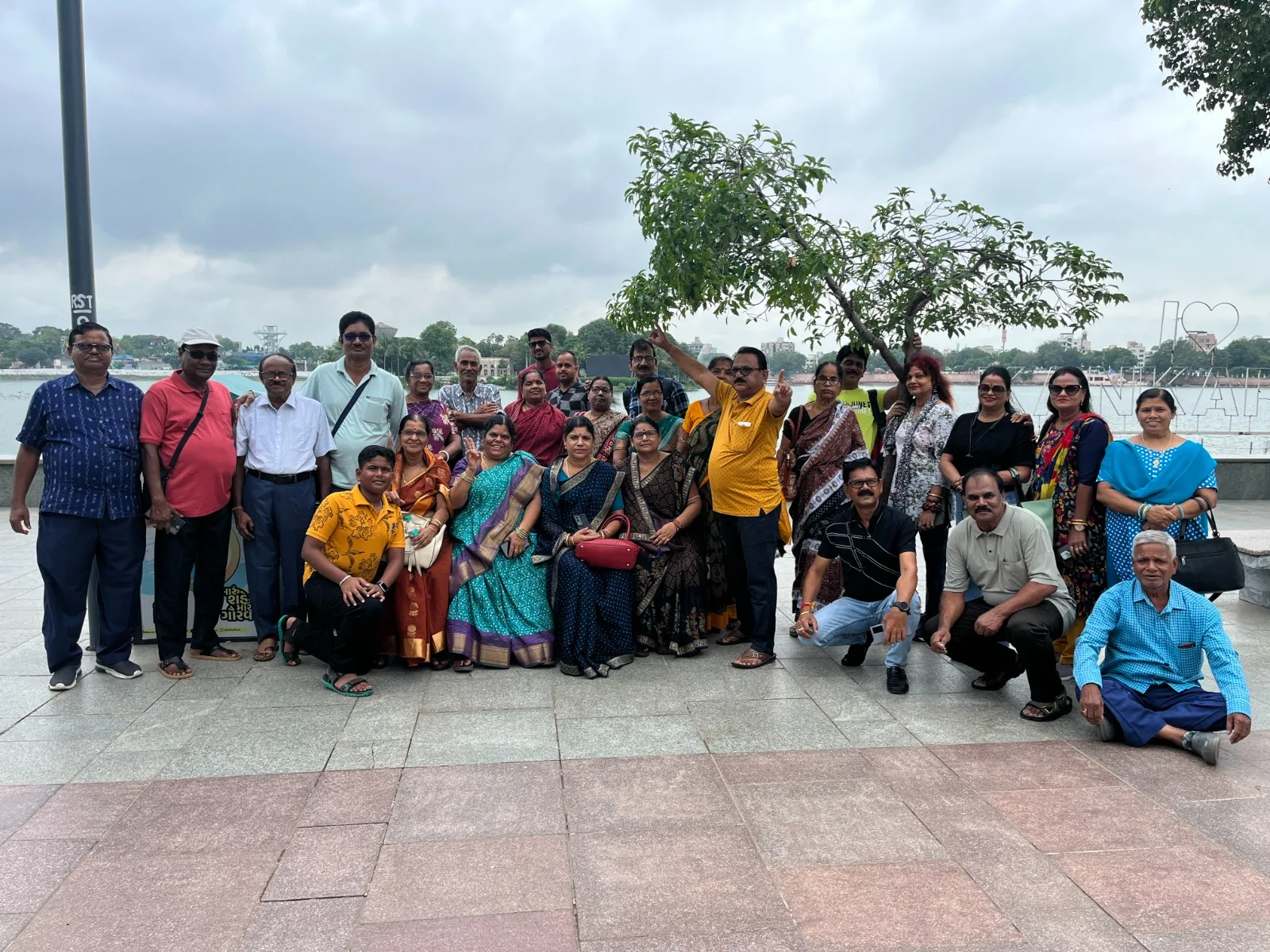 Adventure Holiday group during the Gujarat tour
