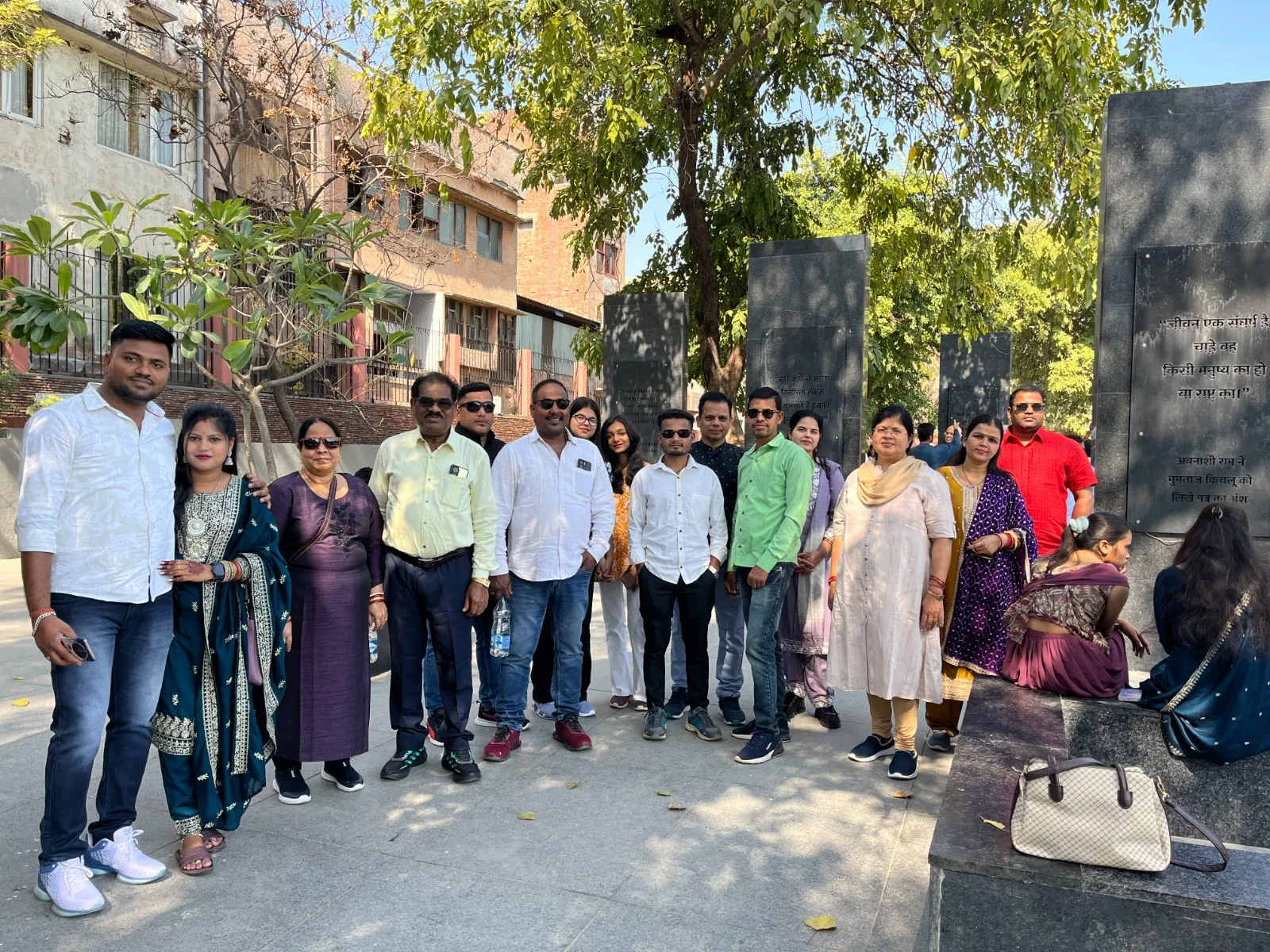 Adventure Holiday group during the Amritsar tour