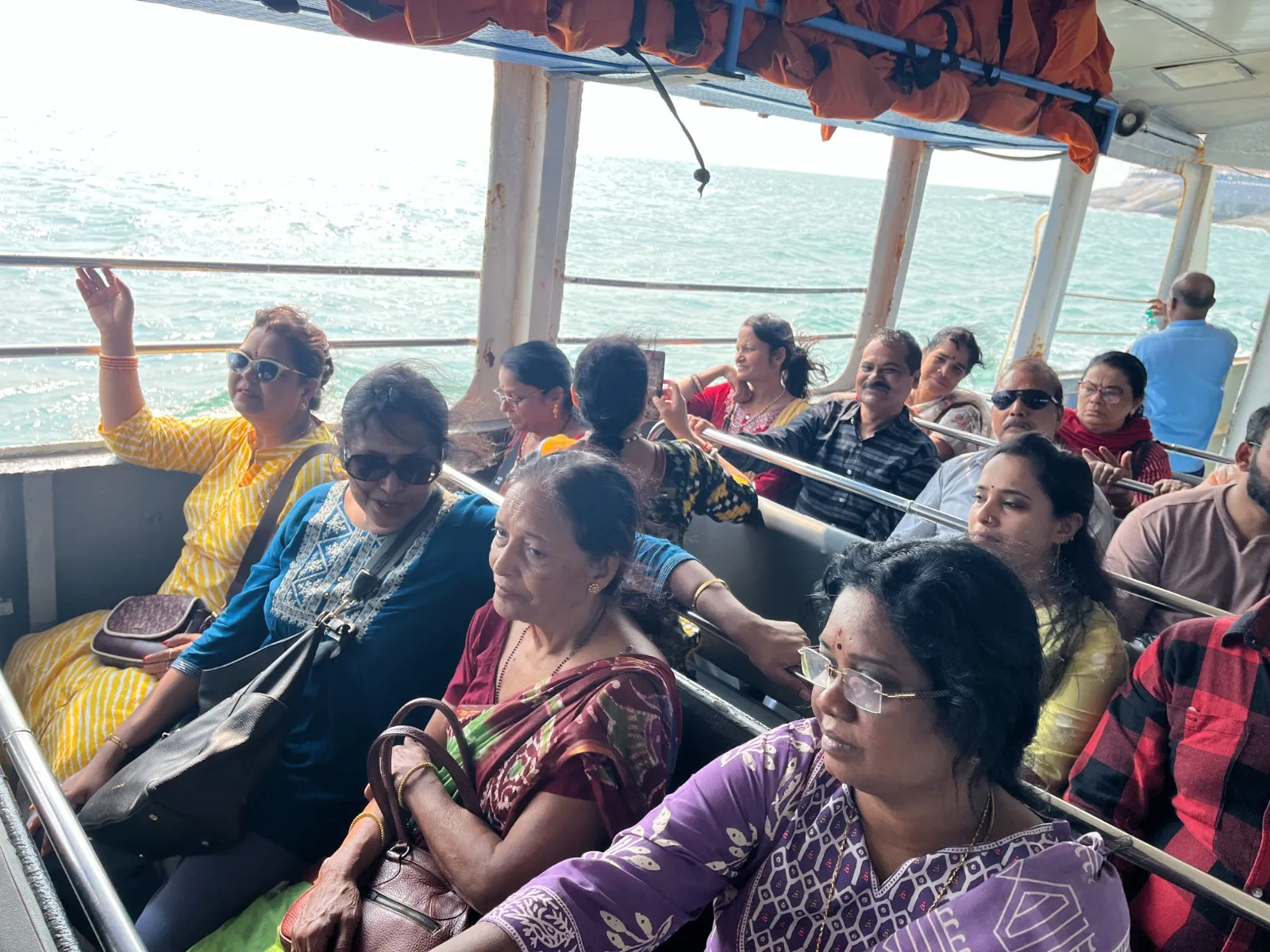 Adventure Holiday group during the Tamil Nadu tour