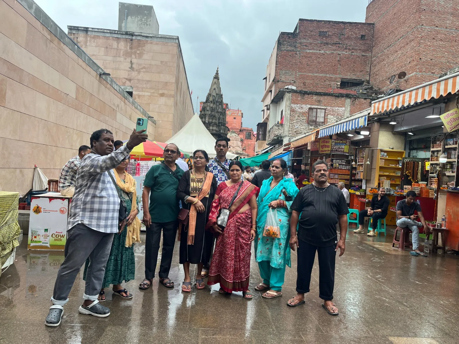 Adventure Holiday group during the Ayodhya tour