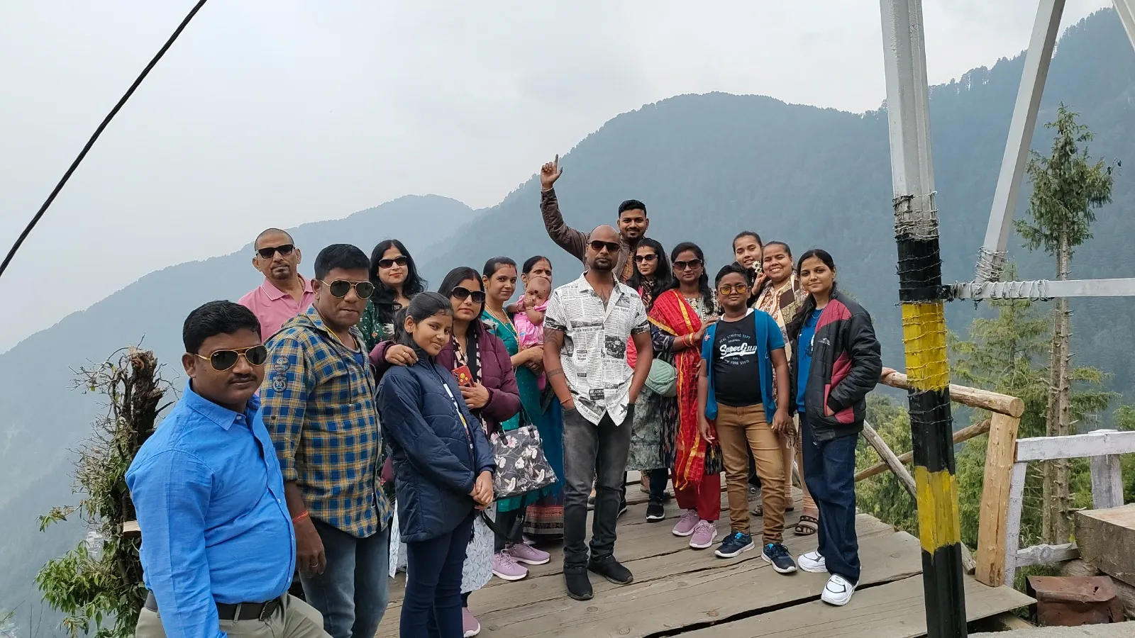 Adventure Holiday group during the Himachal Pradesh tour