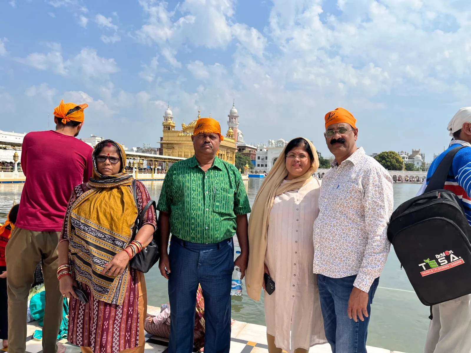 Adventure Holiday group during the Amritsar tour
