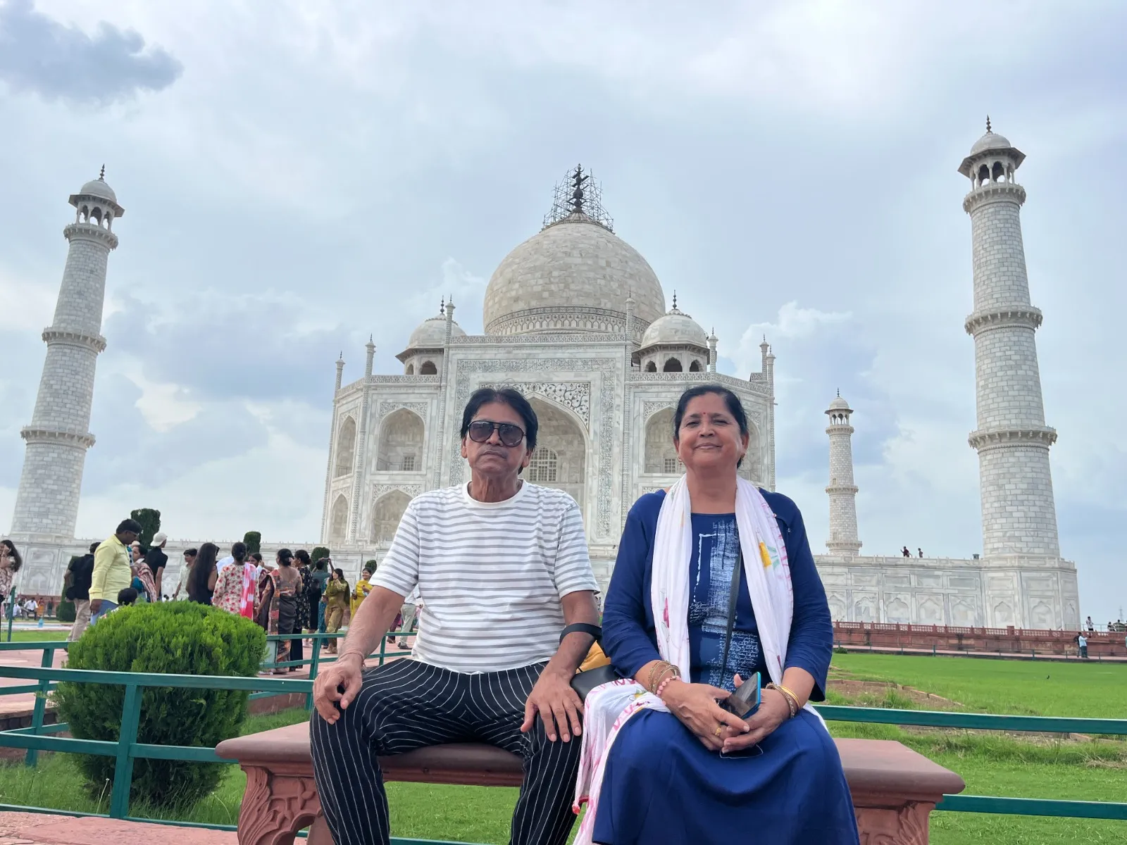 Adventure Holiday group during the Agra tour