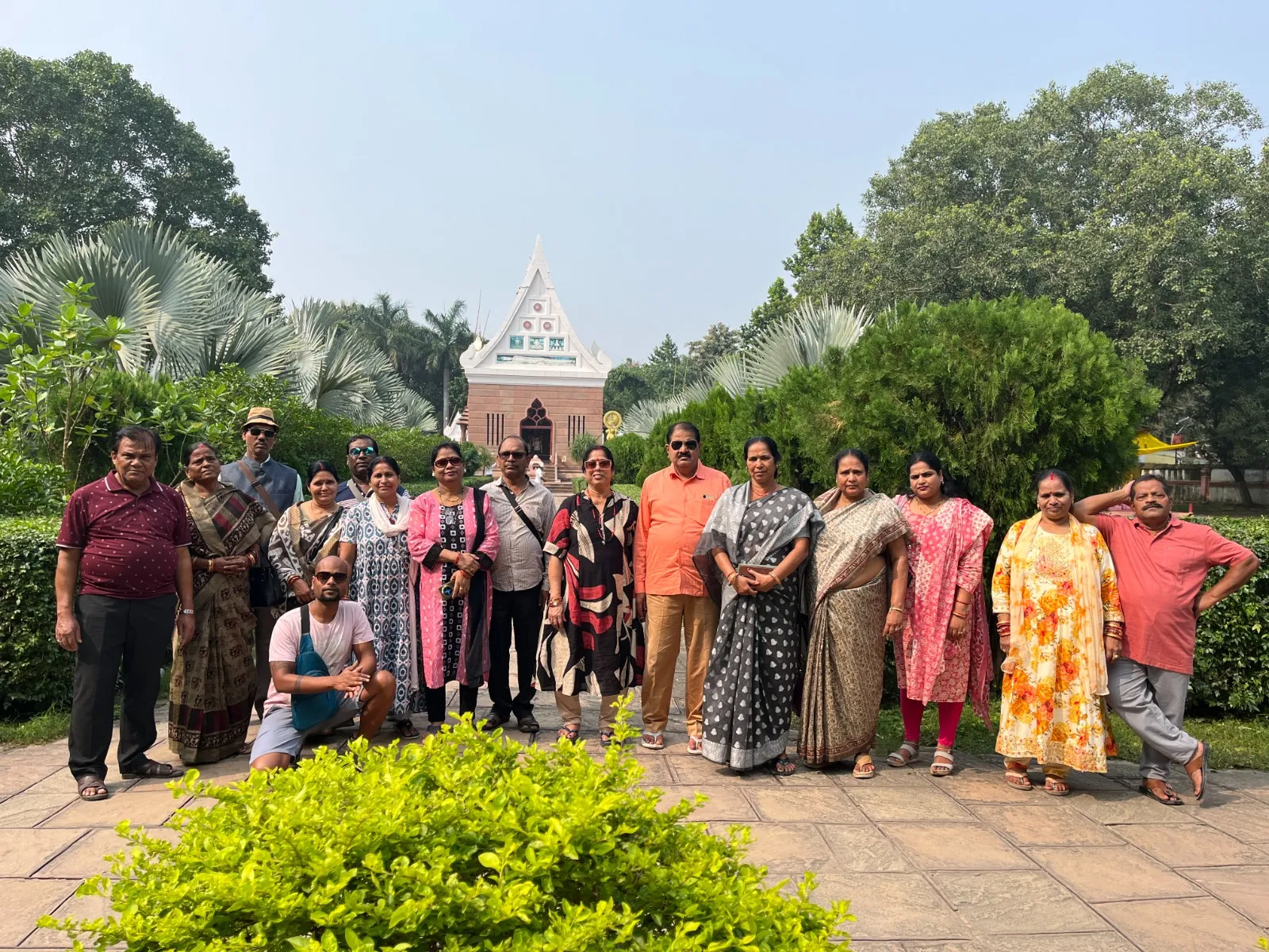 Adventure Holiday group during the Ayodhya tour