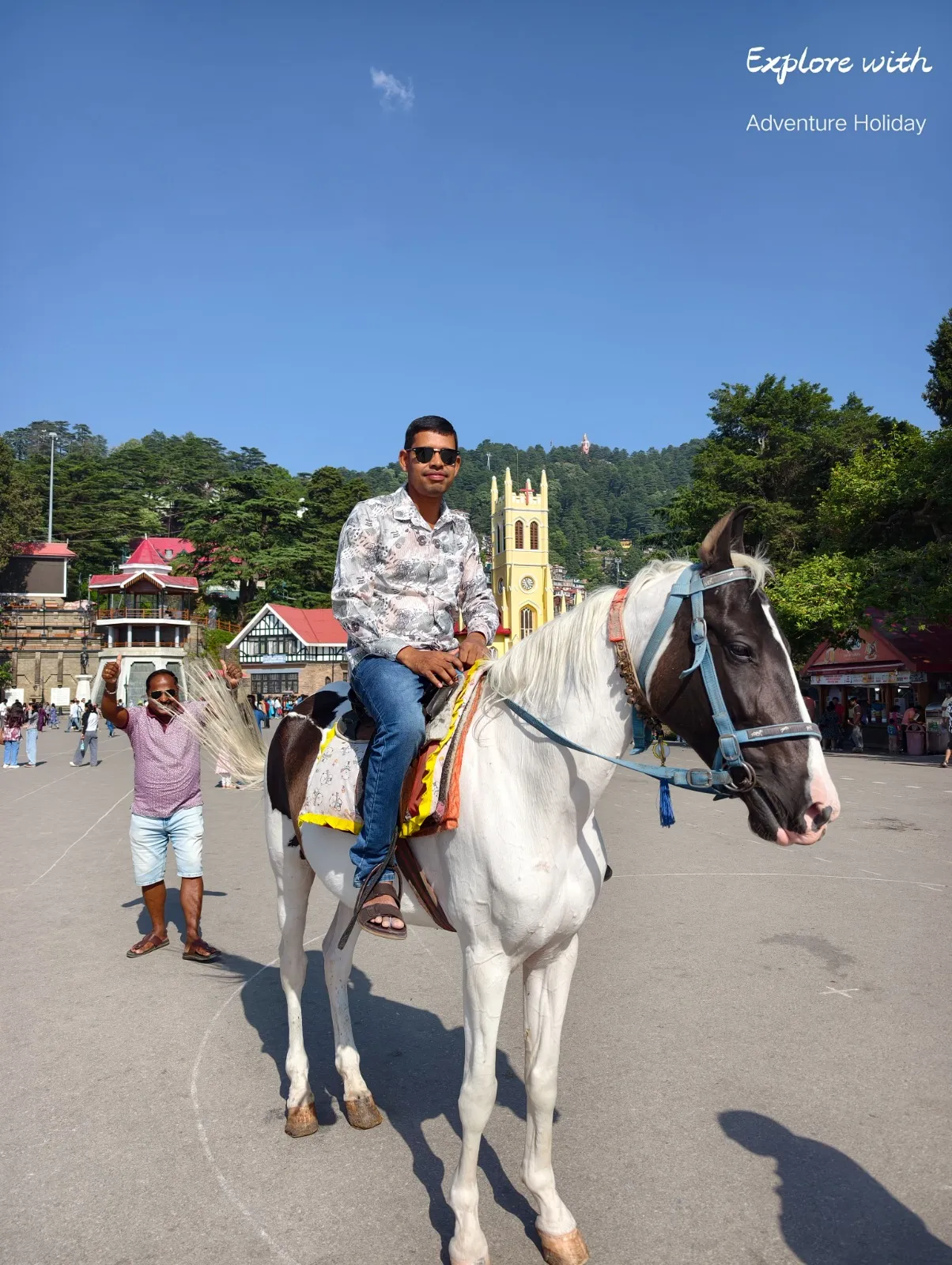 Adventure Holiday group during the Shimla tour