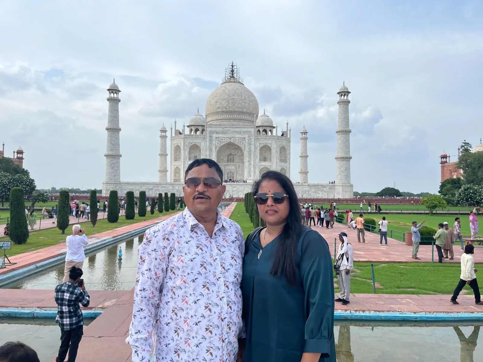 Adventure Holiday group during the Agra tour