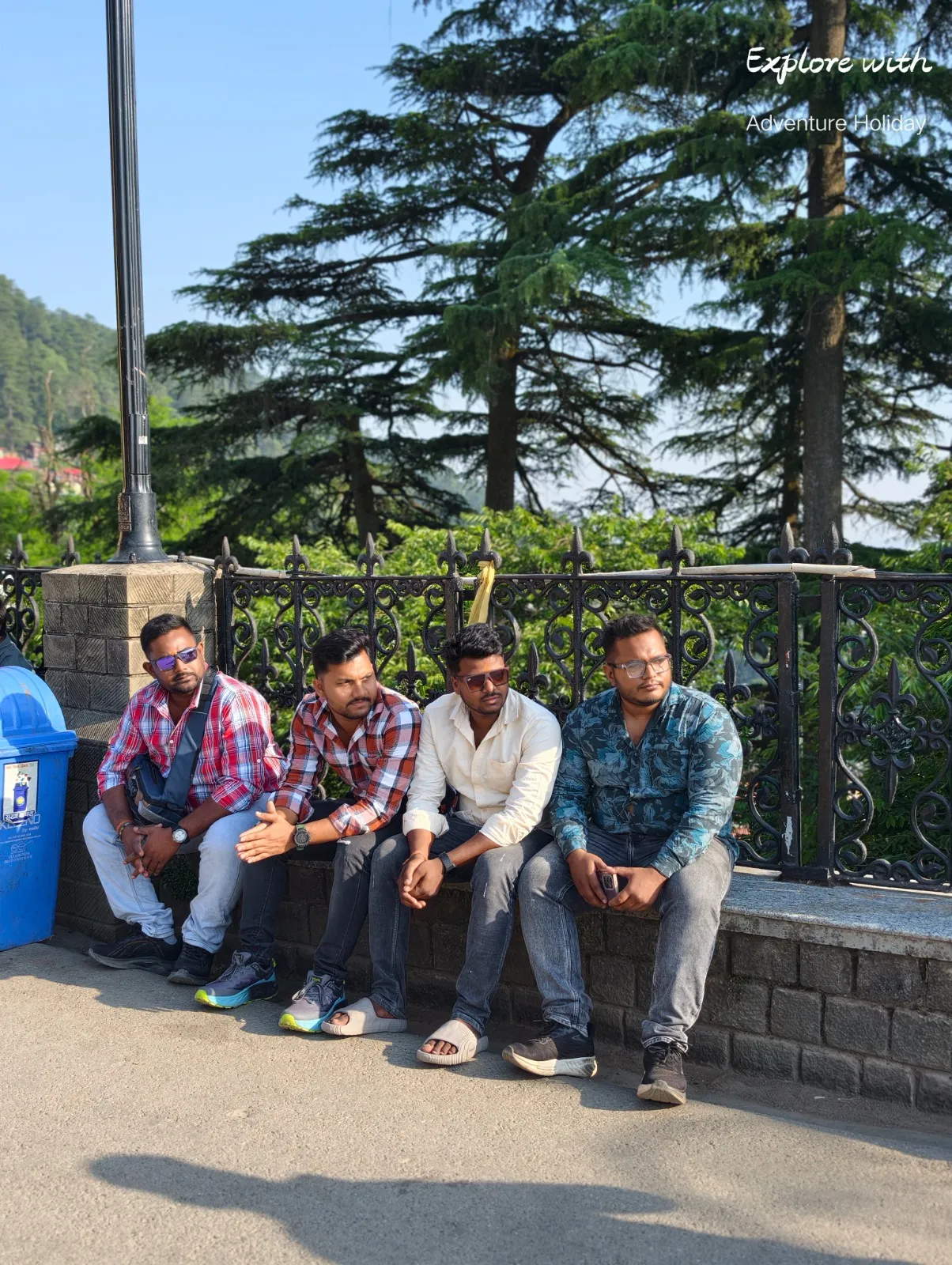 Adventure Holiday group during the Shimla tour