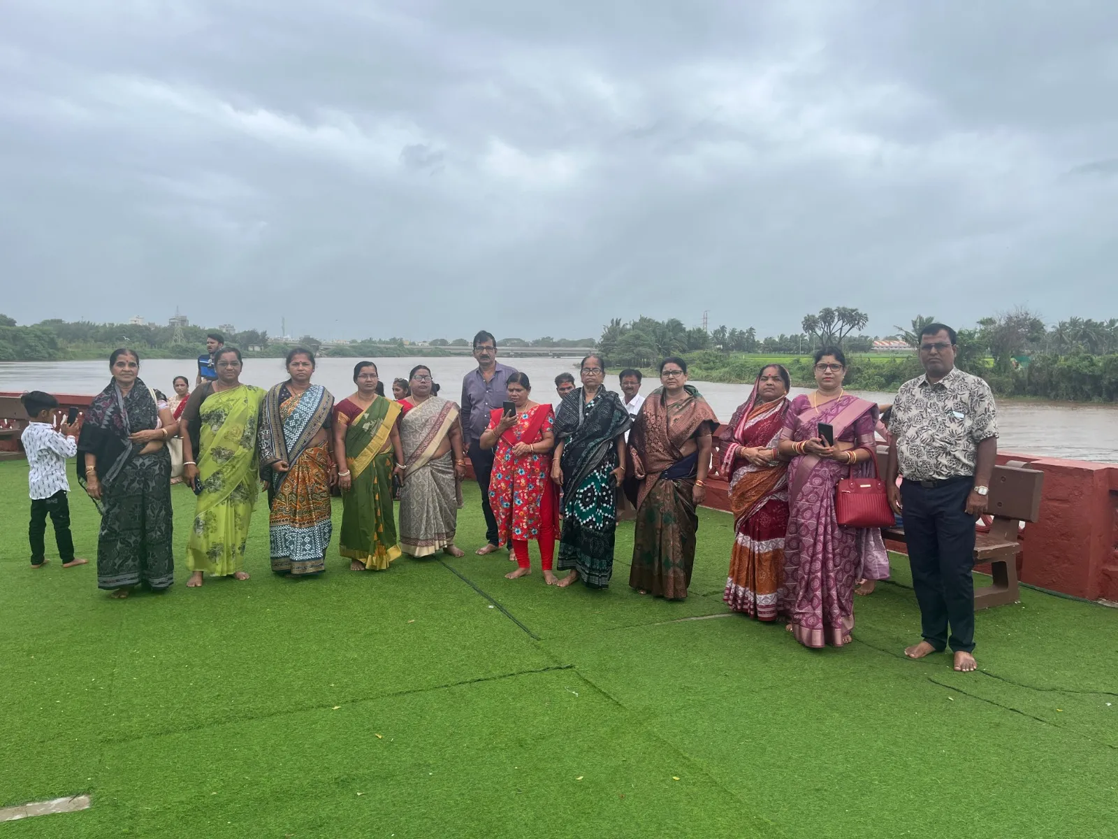 Adventure Holiday group during the Gujarat tour