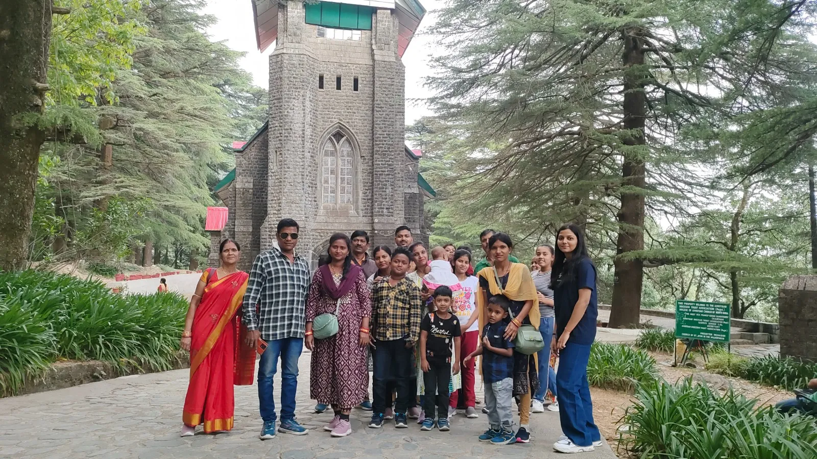 Adventure Holiday group during the Himachal Pradesh tour