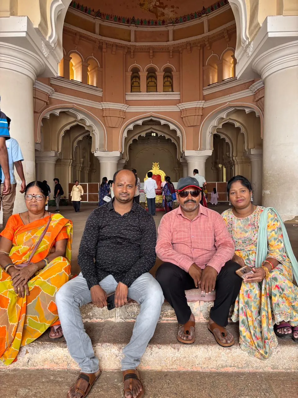 Adventure Holiday group during the Tamil Nadu tour