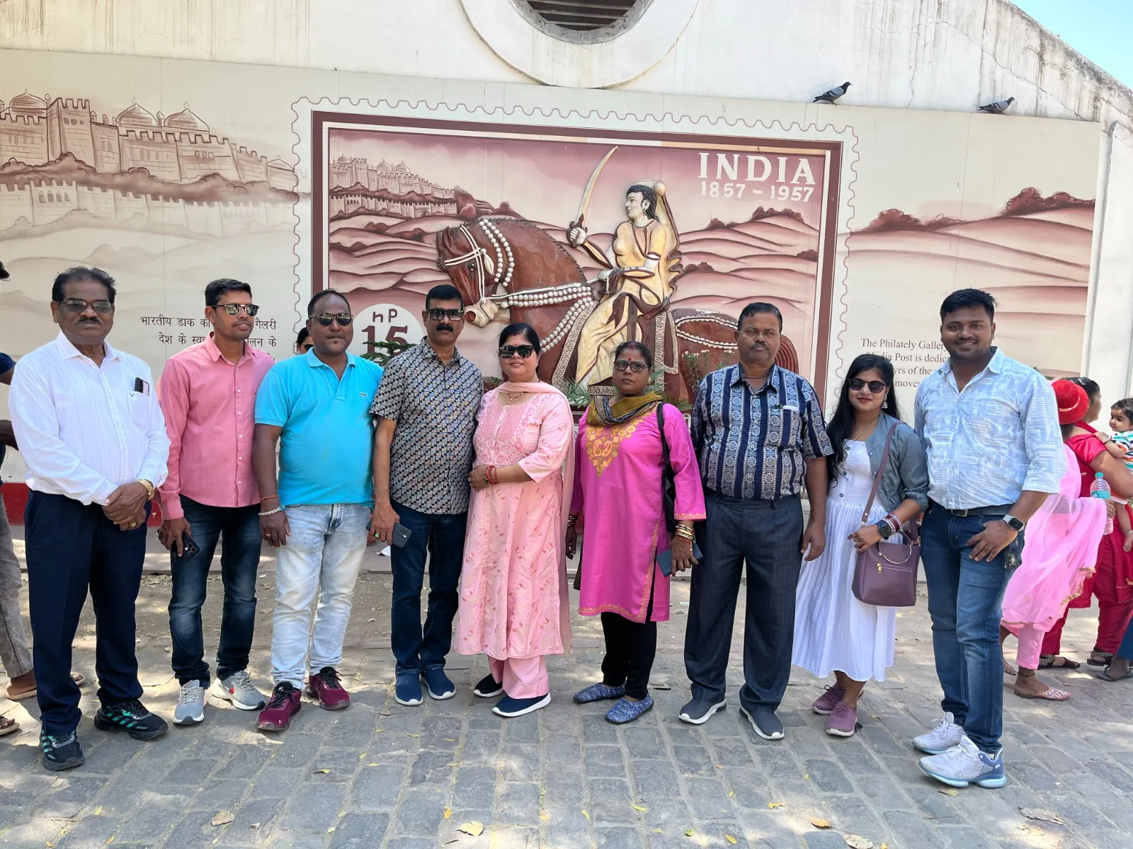 Adventure Holiday group during the Delhi tour