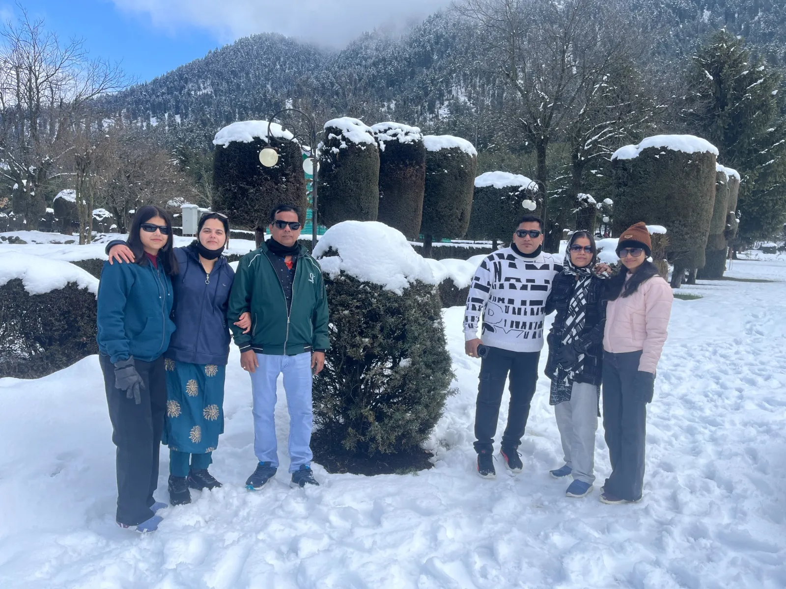Adventure Holiday group during the Kashmir tour