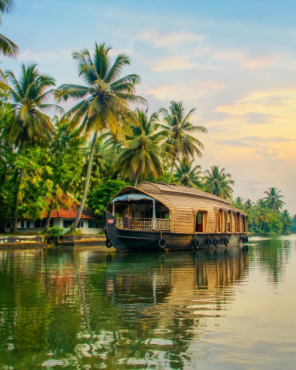 Houseboat on the Kerala backwaters